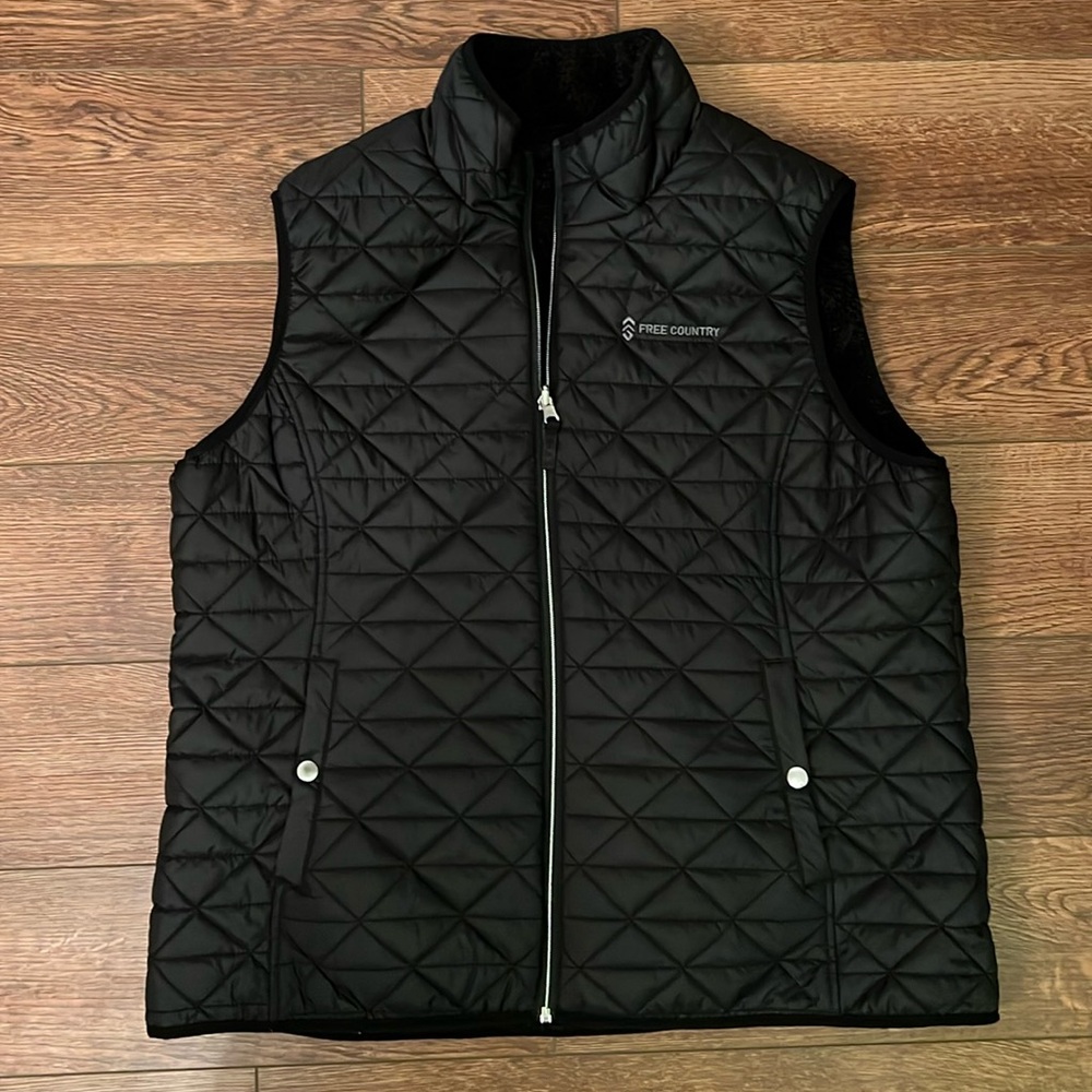 Like New Free Country Ladies XXL Reversible Vest